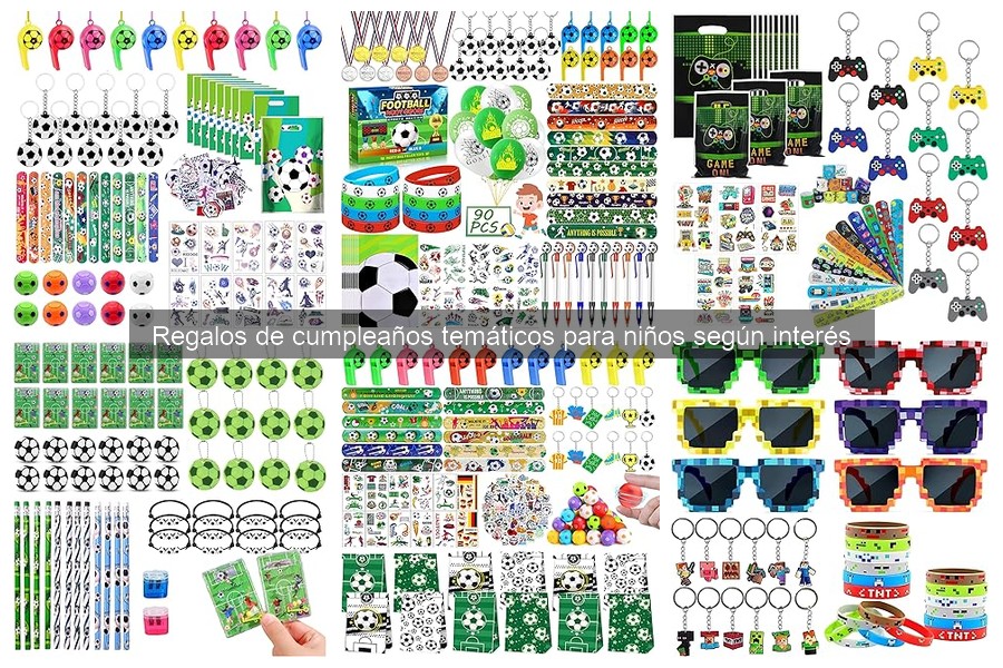 Comparativa de Regalos de Cumpleaños Temáticos para Niños