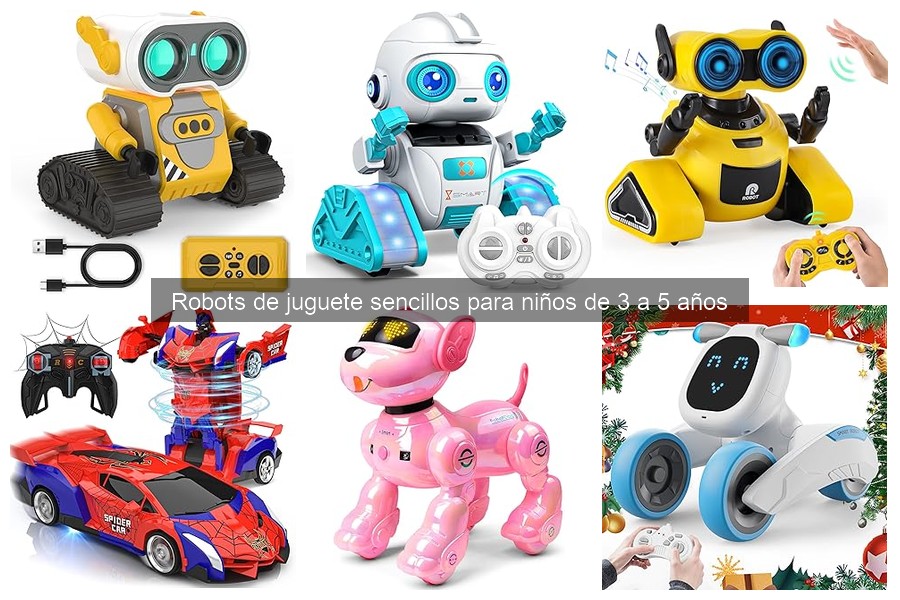 Comparativa de Robots de Juguete Sencillos para Niños