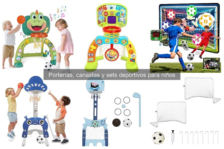 Comparativa de Sets de Baloncesto y Fútbol para Niños