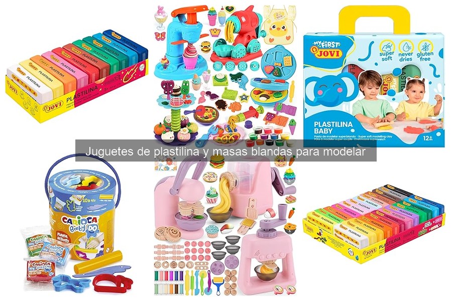 Comparativa entre plastilinas a base de agua y aceite