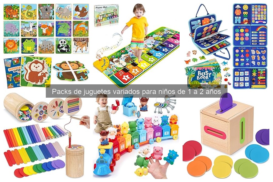 Comparativa: Juguetes individuales vs. Packs para 1-2 años