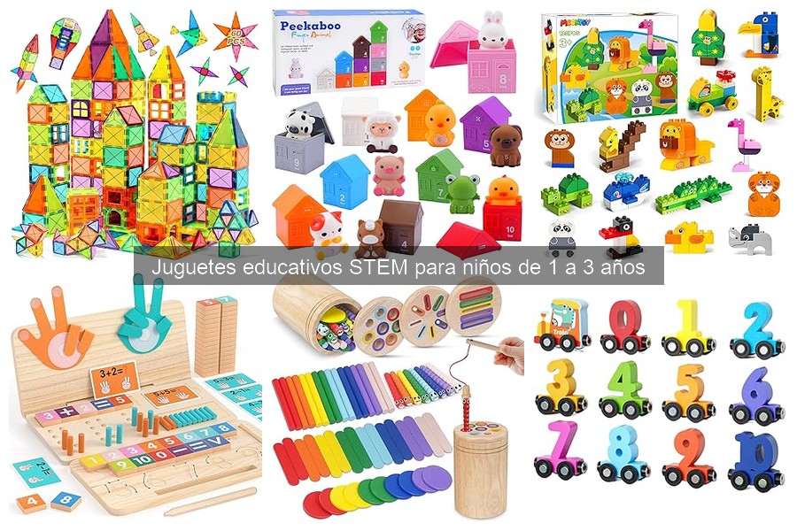 Comparativa: Juguetes STEM vs. Tradicionales para 1 a 3 años