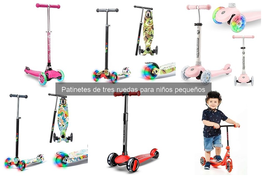 ** Comparativa: Patinetes de dos y tres ruedas para niños pequeños