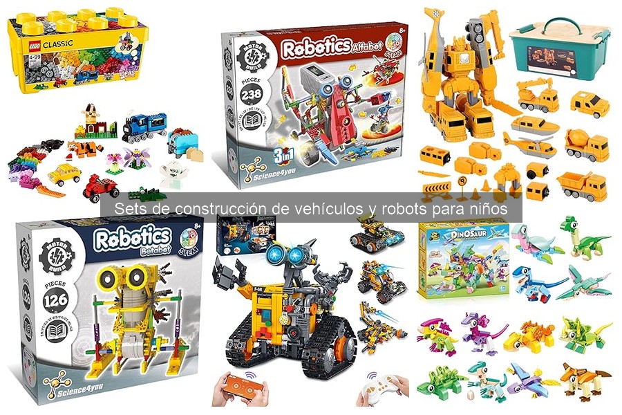 Comparativa: Sets de Construcción de Vehículos vs. Robots