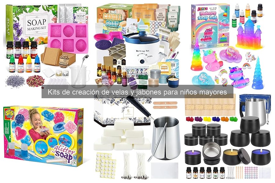 Consejos para almacenar kits de velas y jabones para niños