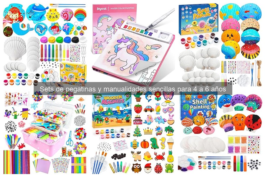 Consejos para elegir sets de manualidades para 4-6 años