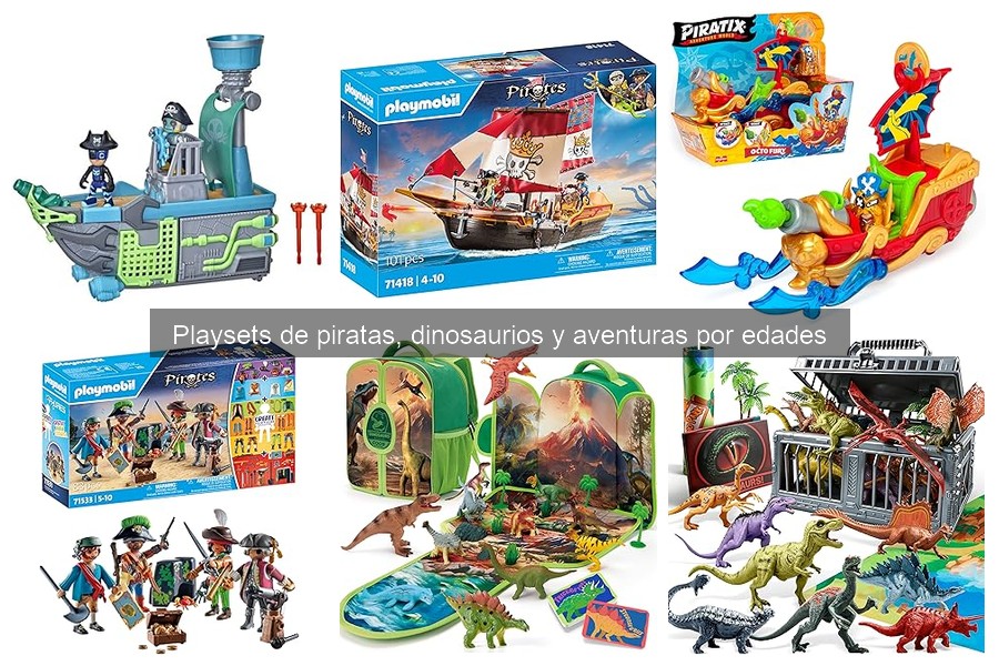 Crea un área de juego divertida con playsets de piratas