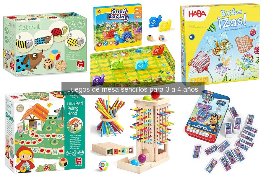 ¿Cuándo empezar a jugar juegos de mesa con niños de 3 a 4 años?