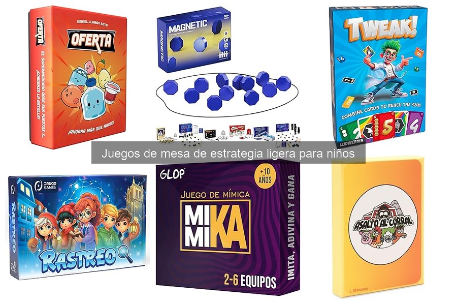 ¿Cuánto cuestan los juegos de mesa de estrategia ligera para niños?