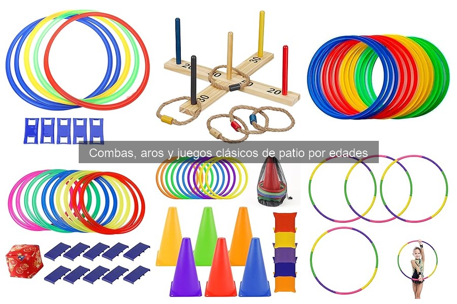 Cuidados y mantenimiento de combas y aros para niños