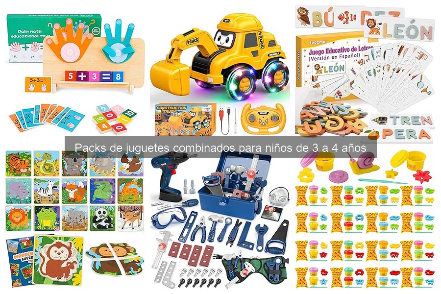 Descubre los mejores packs de juguetes combinados para niños