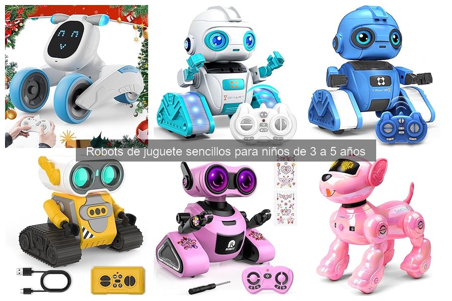 Descubre los mejores robots de juguete para niños de 3 a 5 años