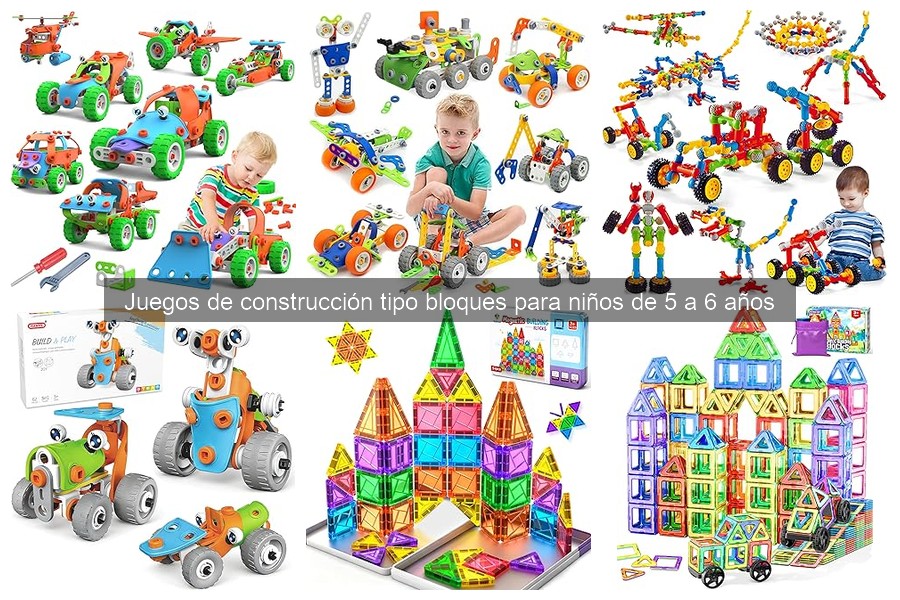 Dónde comprar bloques de construcción para niños de 5 a 6 años
