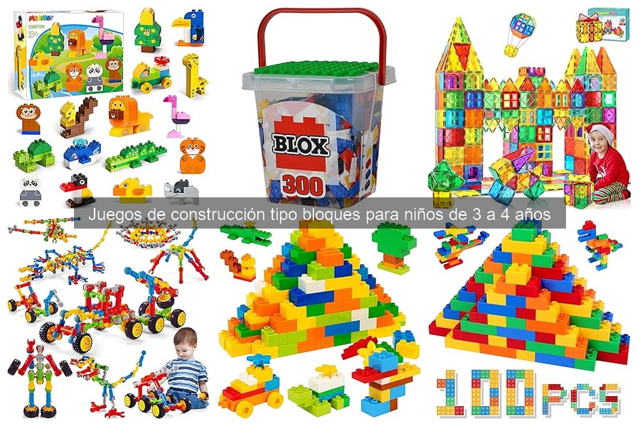 Dónde comprar juegos de bloques para niños de 3 a 4 años