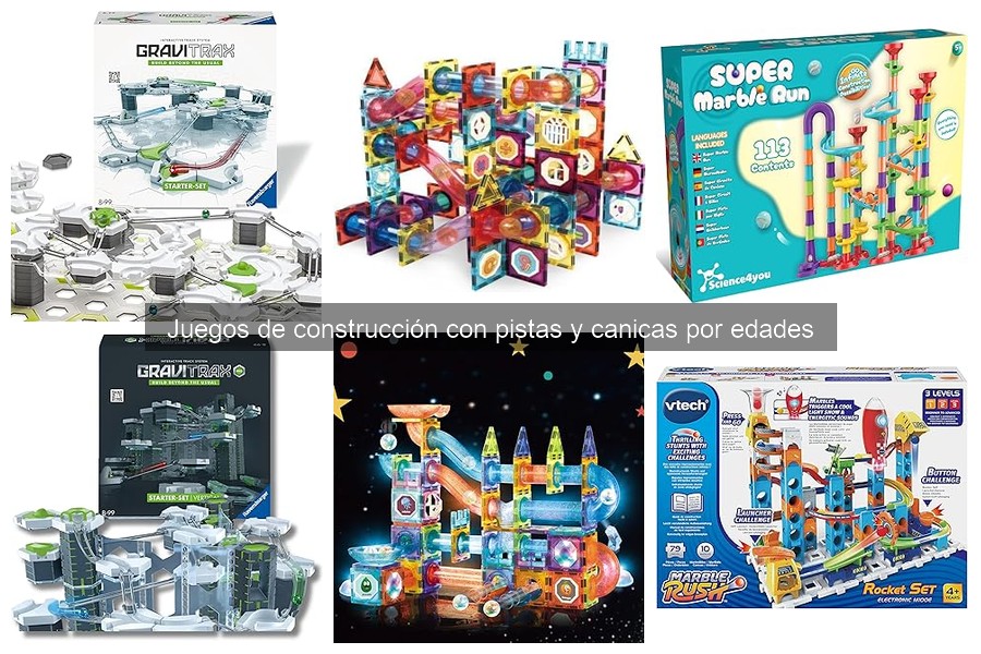 Dónde comprar juegos de construcción con pistas y canicas