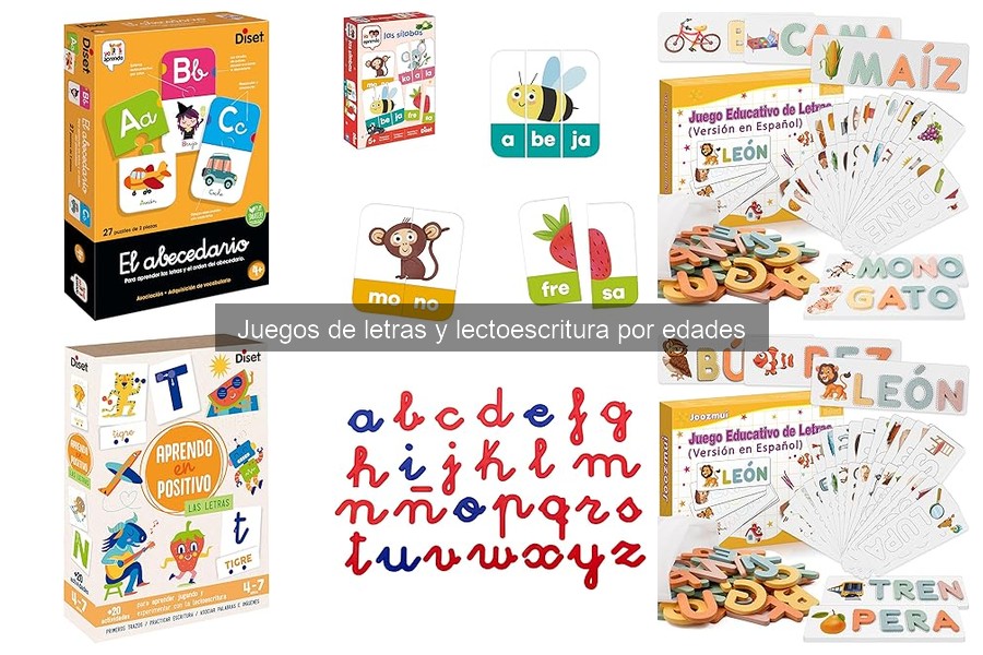 Dónde comprar juegos de letras y lectoescritura para niños