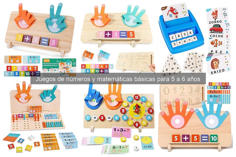 Dónde comprar juegos de matemáticas para niños de 5 a 6 años