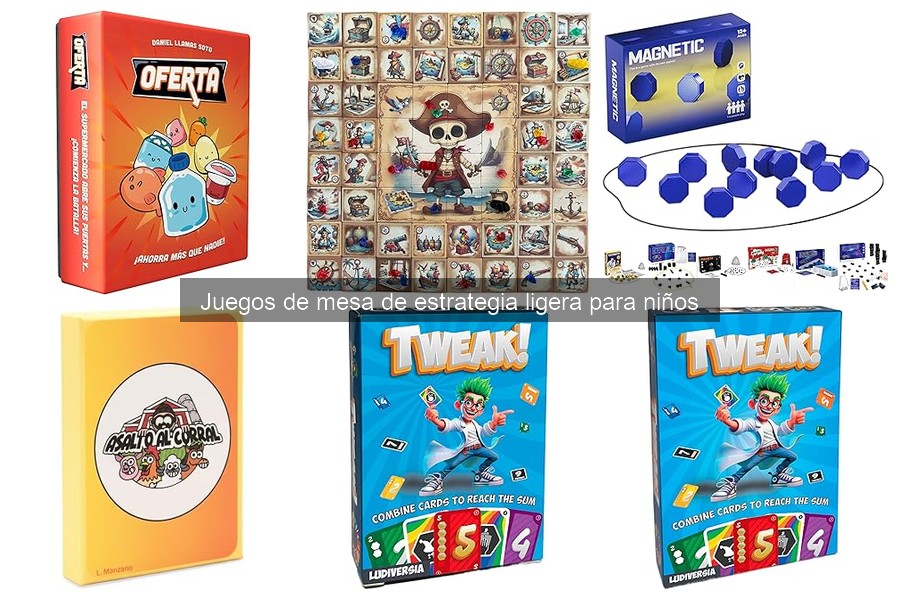 Dónde comprar juegos de mesa de estrategia ligera para niños