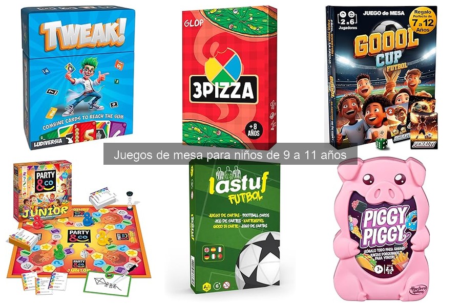 Dónde comprar juegos de mesa para niños de 9 a 11 años