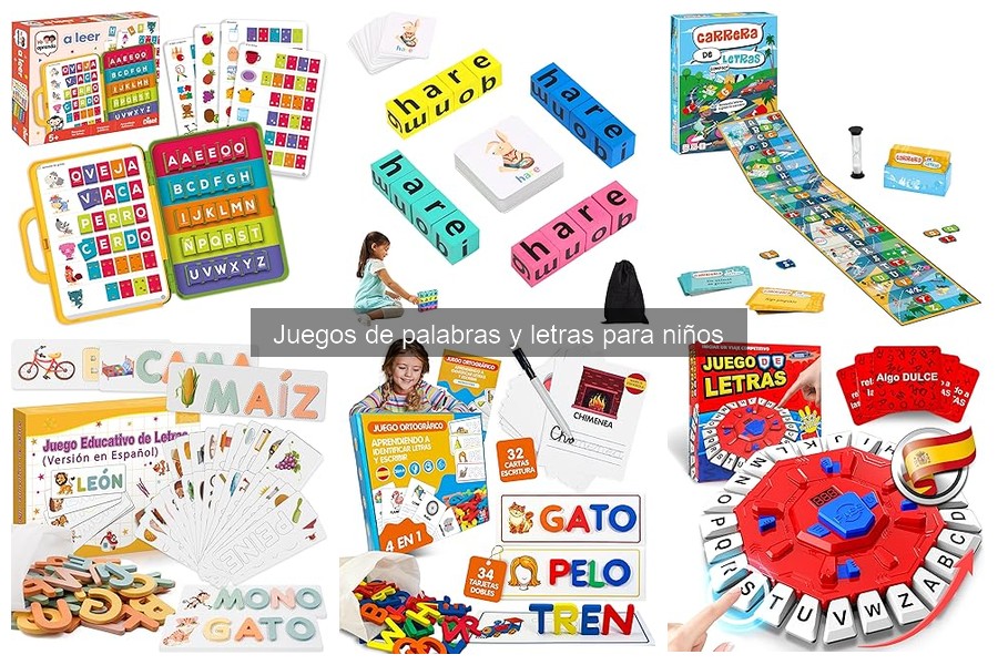 Dónde comprar juegos de palabras y letras para niños