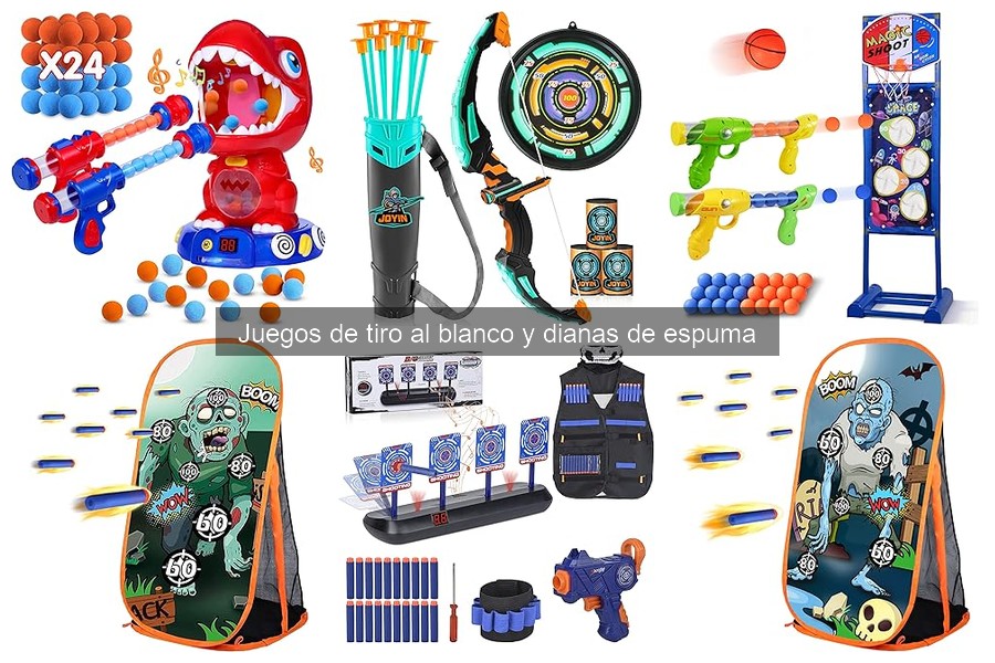 Dónde comprar juegos de tiro al blanco y dianas de espuma
