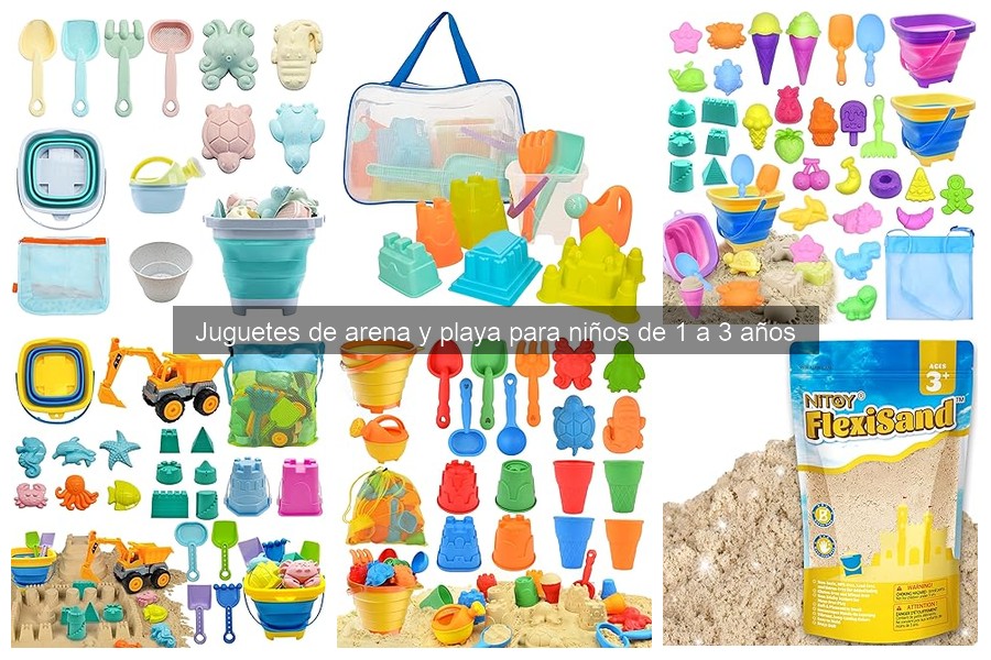 ¿Dónde comprar juguetes de arena y playa para niños de 1 a 3 años?