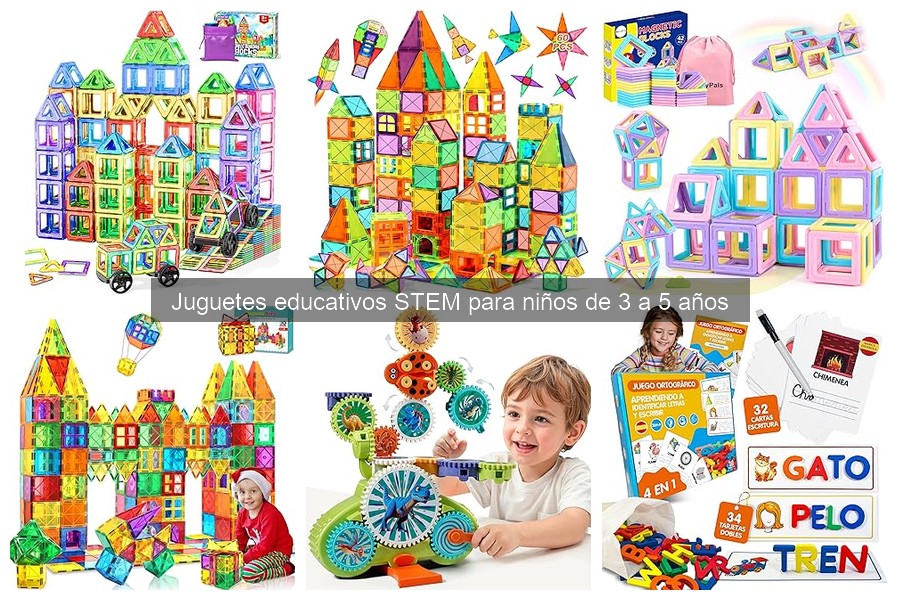 Dónde comprar juguetes educativos STEM para niños de 3 a 5 años
