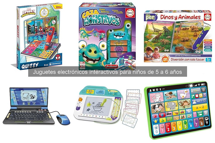 Dónde comprar juguetes electrónicos interactivos para niños de 5 a 6 años