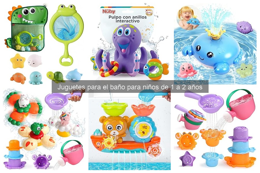 Dónde comprar juguetes para el baño para niños de 1 a 2 años