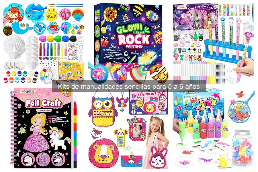 Dónde comprar kits de manualidades para niños de 5 a 6 años
