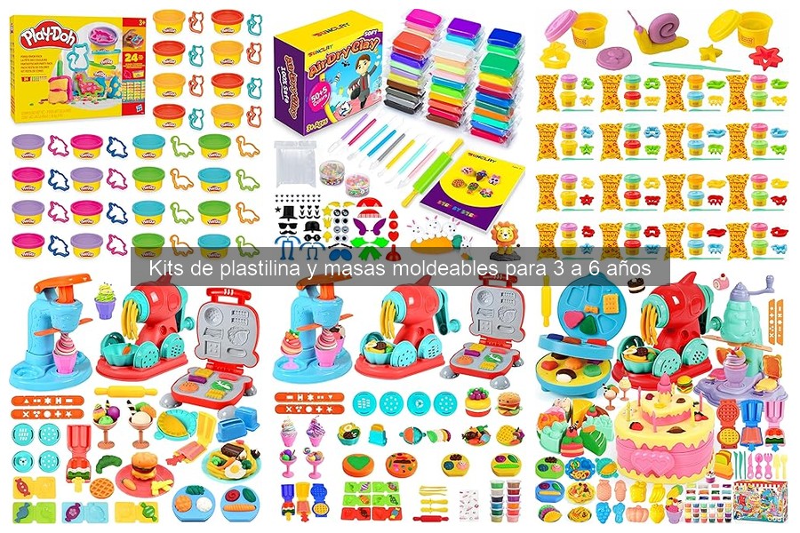 Dónde comprar kits de plastilina y masas moldeables para niños