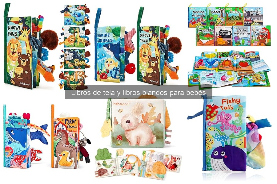 Dónde comprar libros de tela y blandos para bebés fácilmente