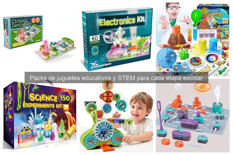 Dónde comprar packs de juguetes educativos y STEM para niños