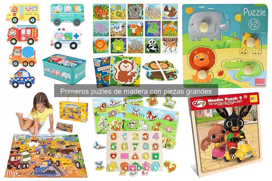 Dónde comprar puzles de madera con piezas grandes en oferta