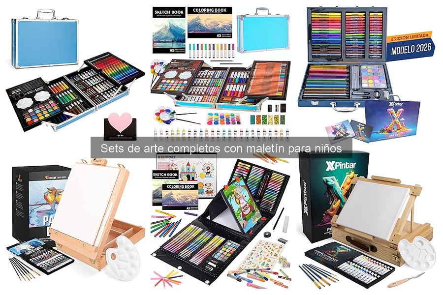 Dónde comprar sets de arte completos con maletín para niños
