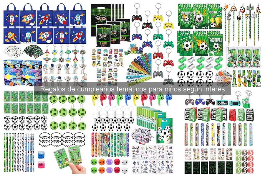 Errores al comprar regalos de cumpleaños temáticos para niños