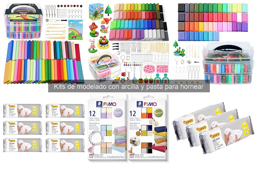 Errores comunes en kits de modelado con arcilla y pasta