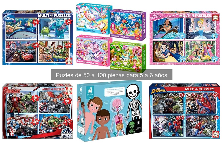 Estrategias para enseñar a resolver puzles a niños de 5 a 6 años