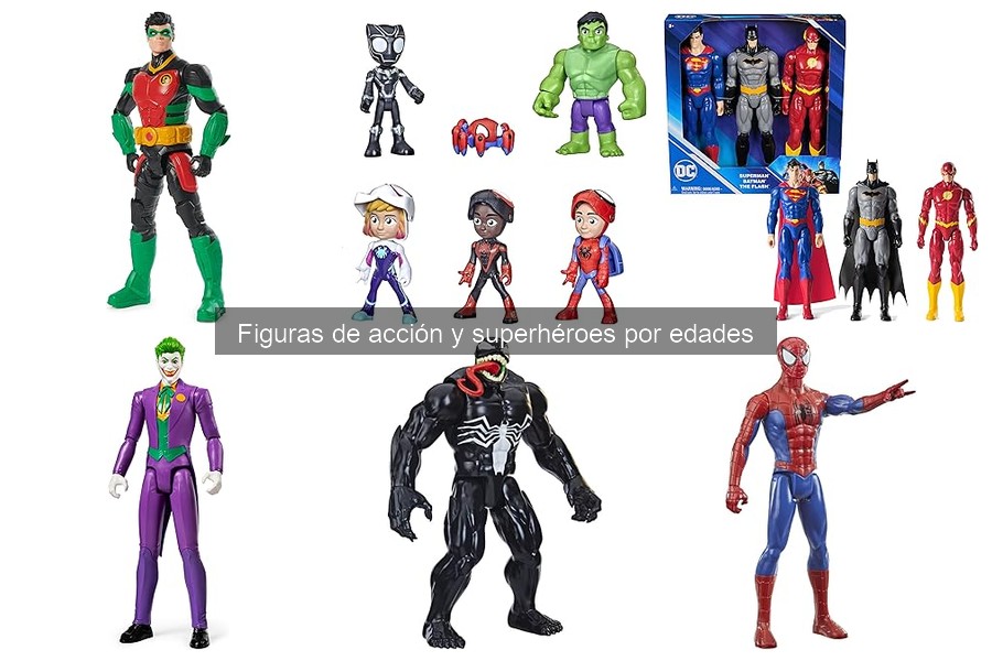 Figuras de acción que fomentan la creatividad en niños