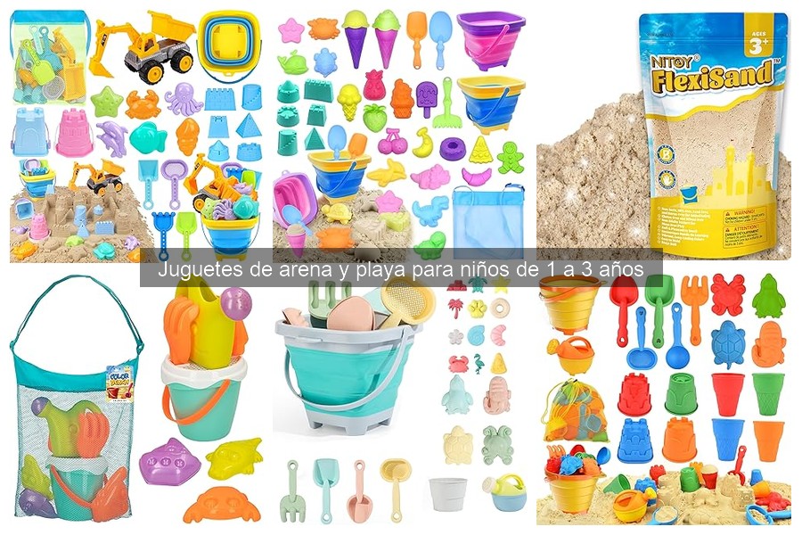 Guía de compra de juguetes de playa para niños de 1 a 3 años
