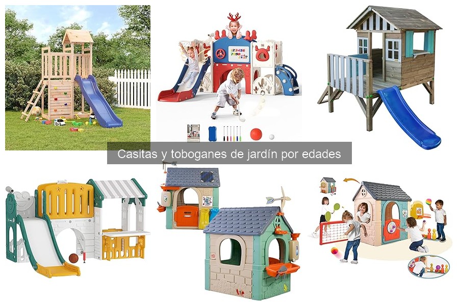 Guía de compra para casitas y toboganes de jardín