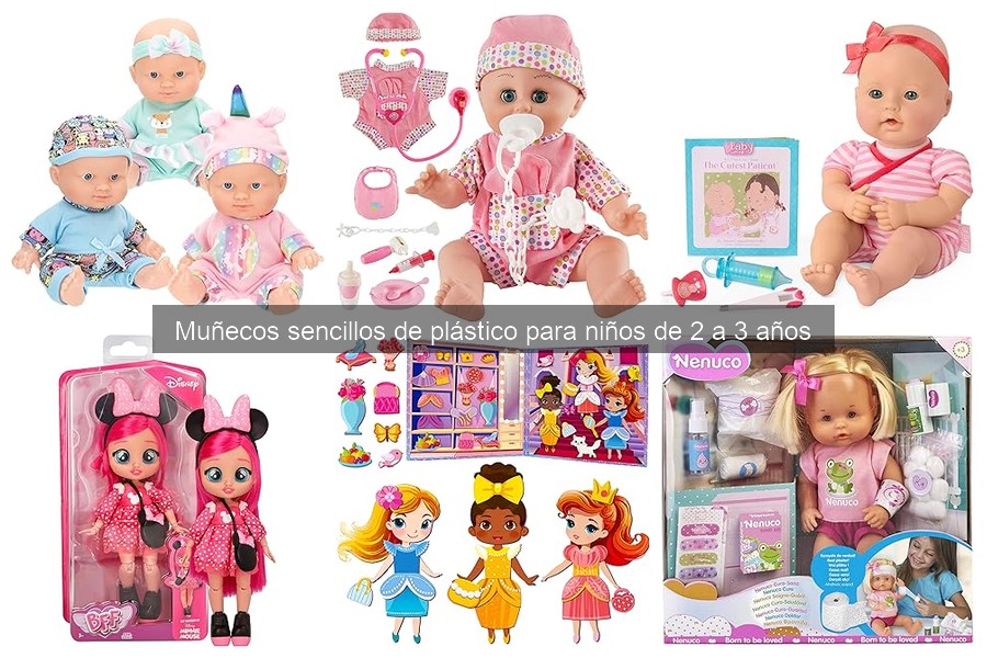 Guía para elegir muñecos de plástico para niños de 2 a 3 años
