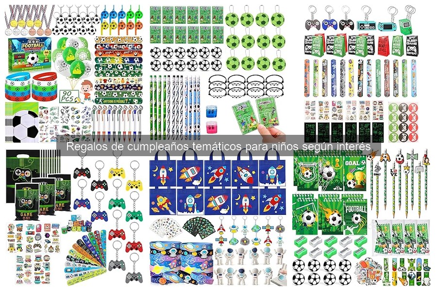 Guía para elegir regalos de cumpleaños temáticos para niños