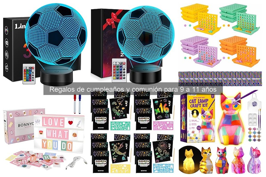 Guía para elegir regalos de cumpleaños y comunión (9-11 años)