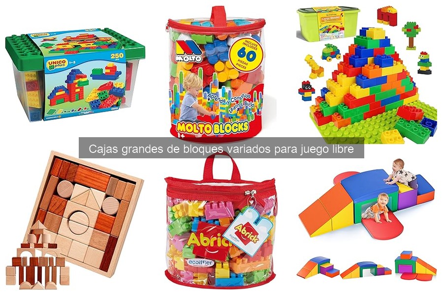 Ideas Creativas de Juegos con Cajas Grandes de Bloques