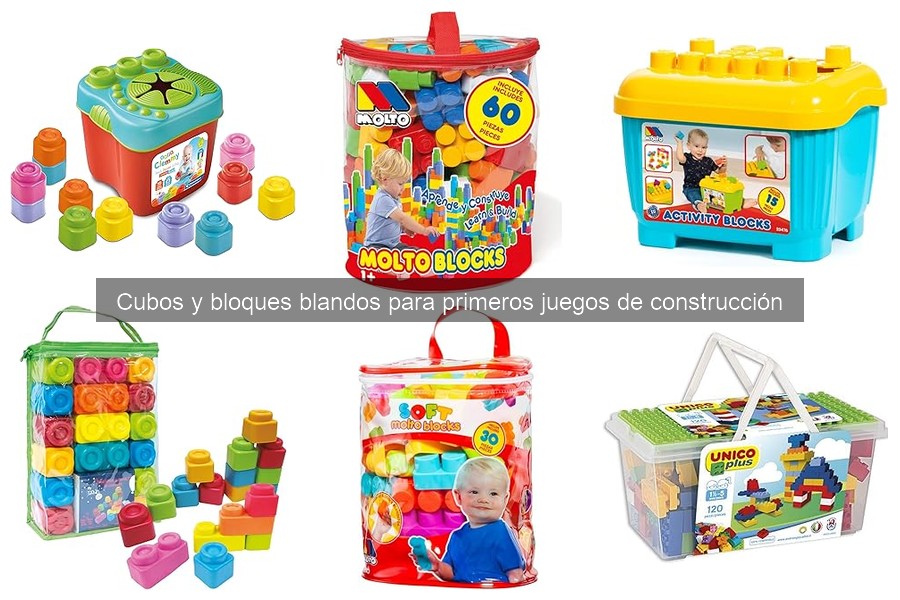 Ideas creativas de juegos con cubos y bloques blandos