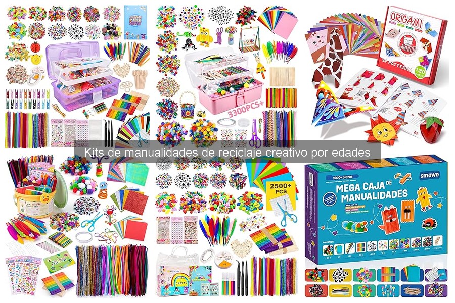 Ideas creativas de manualidades con kits de reciclaje