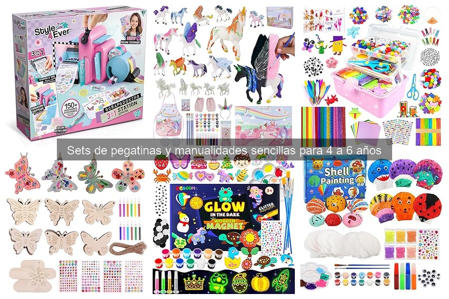 Ideas creativas de proyectos con sets de manualidades para niños