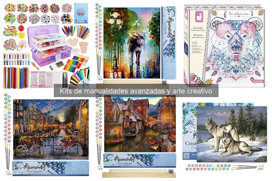 Ideas creativas para niños con kits de manualidades avanzadas