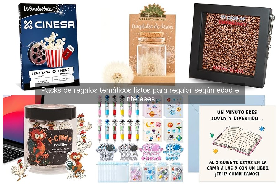 Ideas creativas para personalizar packs de regalo temáticos